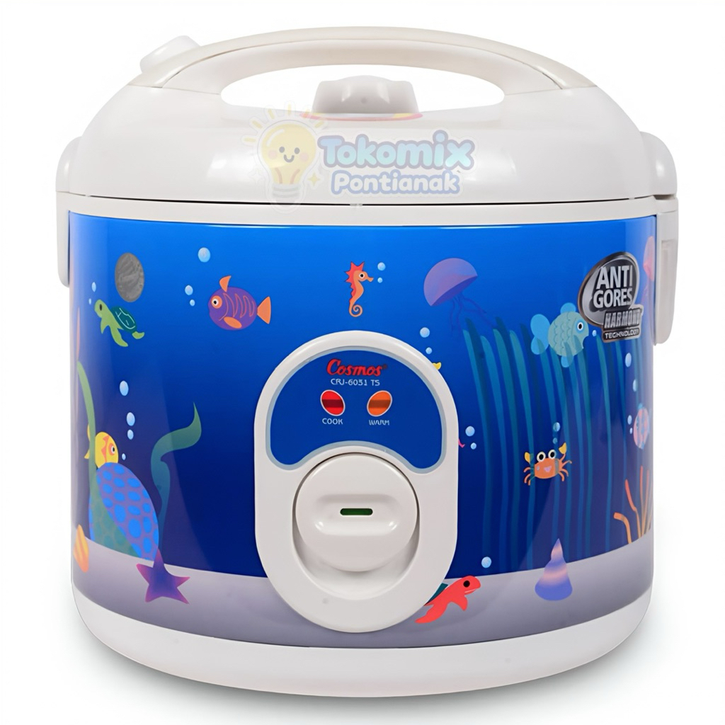 Rice cooker COSMOS 2Liter <ANTI GORES>