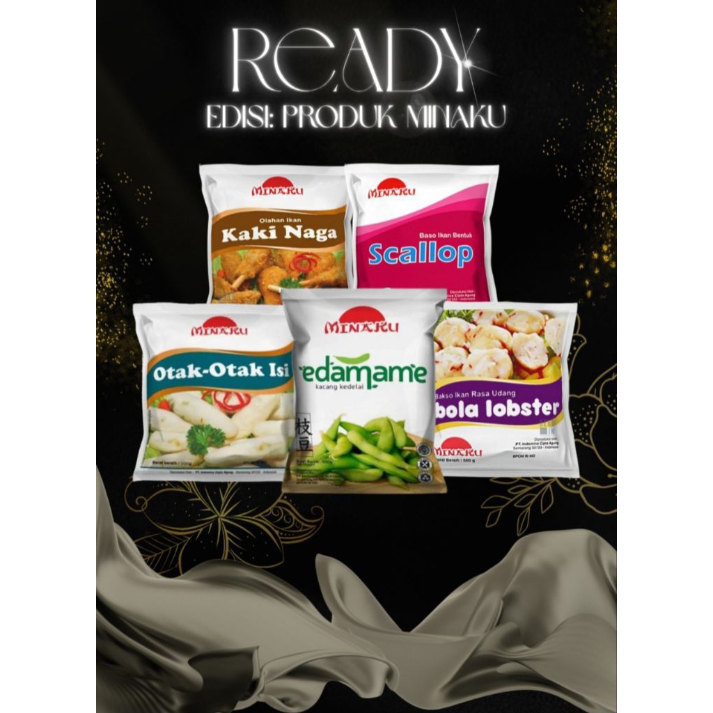 

MINAKU LOBSTER 500 GR / SCALLOP 500 / KAKI NAGA 500 GR