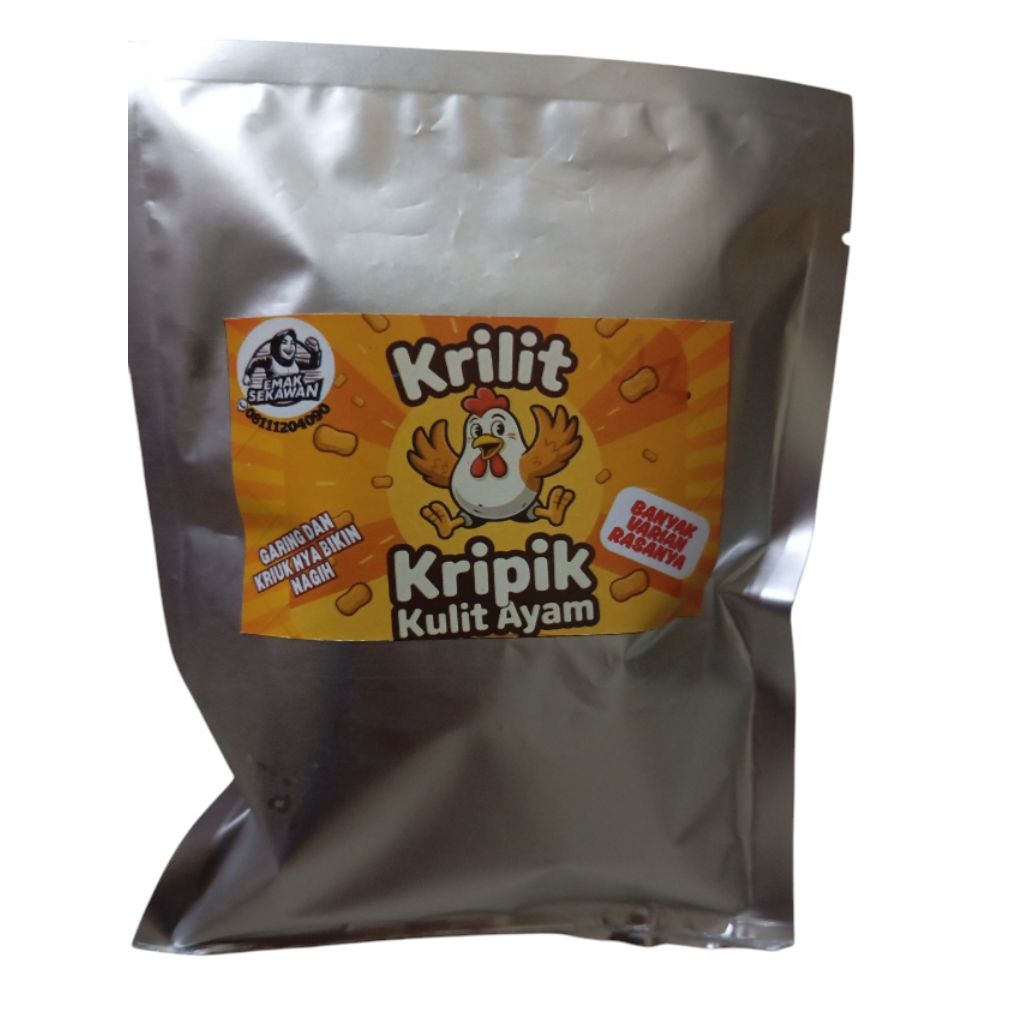 

kripik ayam kulit krispy