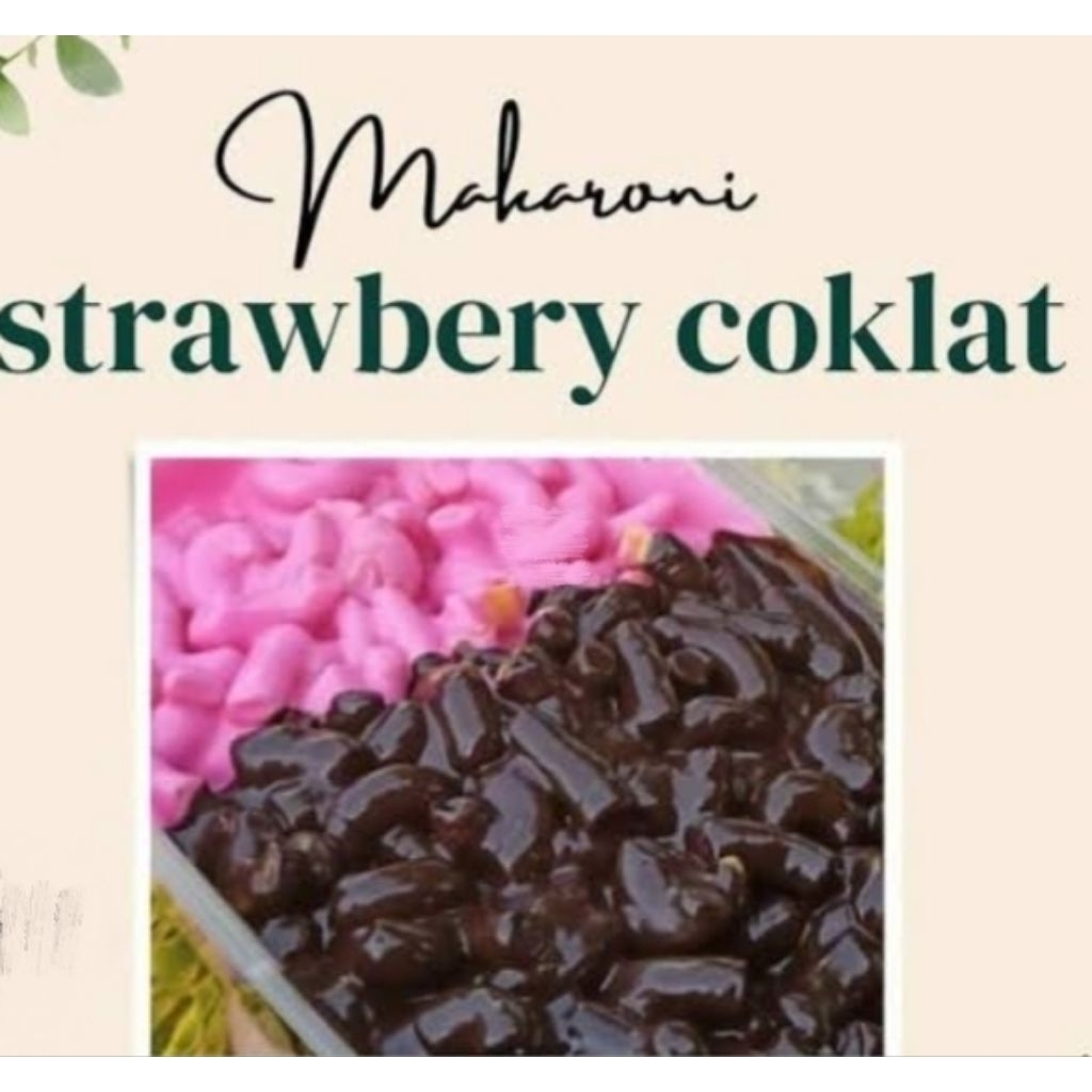 

MAKARONI COKLAT STRAUBARRY LUMER