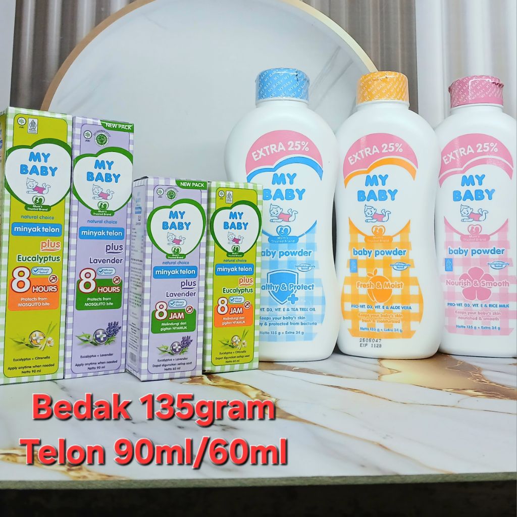 Paket My baby Powder & Minyak Telon my baby