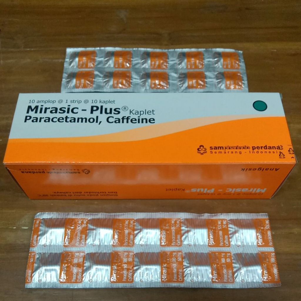 Mirasic plus tablet 1 strip 10 tablet Paracetamol