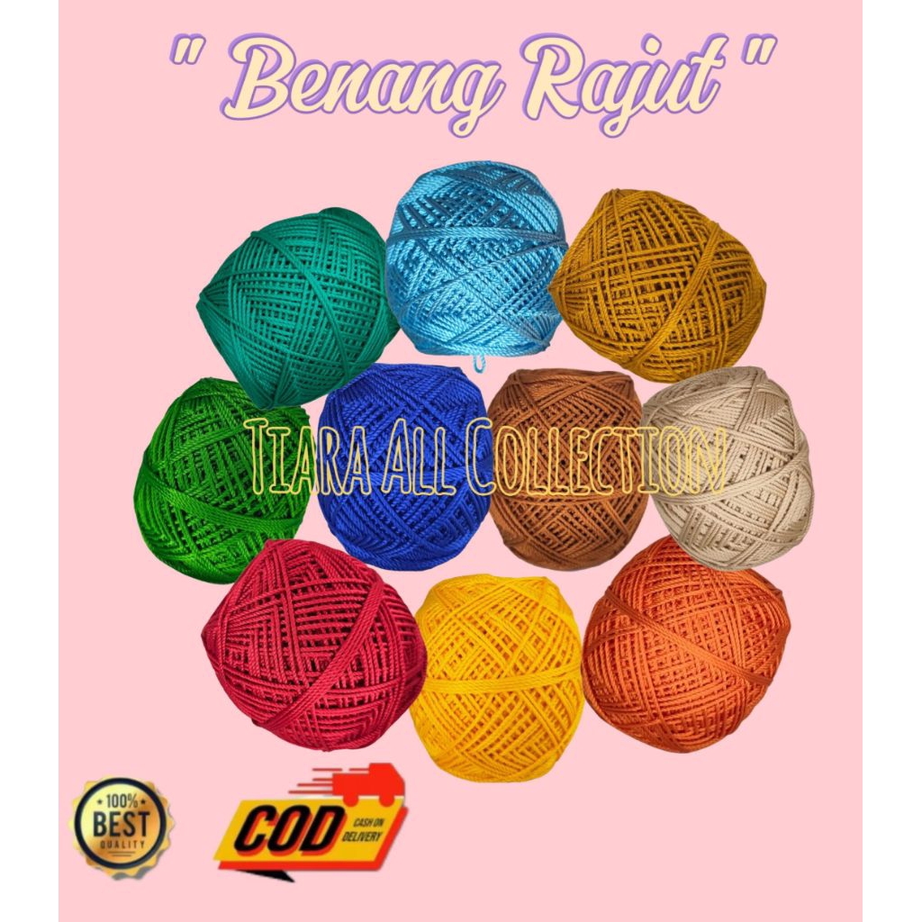 BENANG RAJUT POLYESTER | POLY KILAP | POLY DOP | POLIESTER | BENANG RAJUT | RAJUT | BENANG