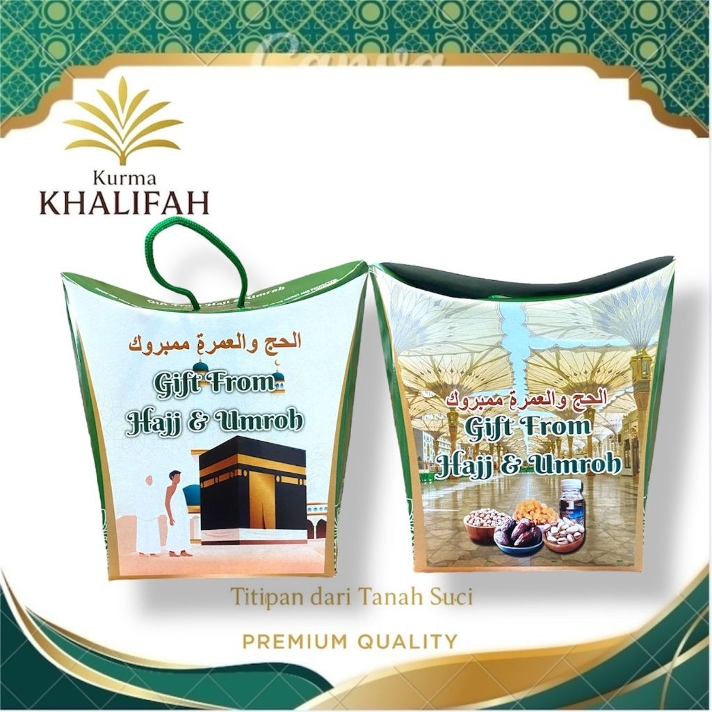 

Dus Tali Gift From Haji Umrah 50 Pcs | Paperbag Oleh Oleh Haji Umrah Hadiah