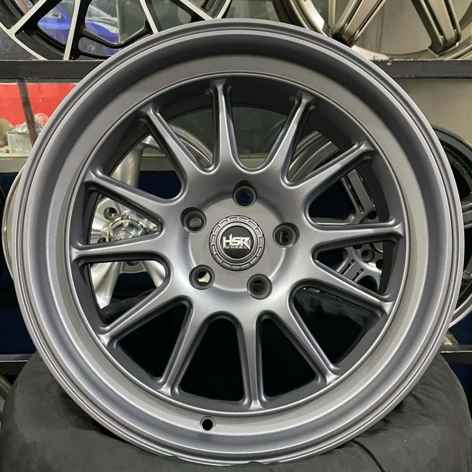 Vleg Mobil Racing Ring 17 Original Hsr Type Ameth Pcd 5x114.3 Abu Abu