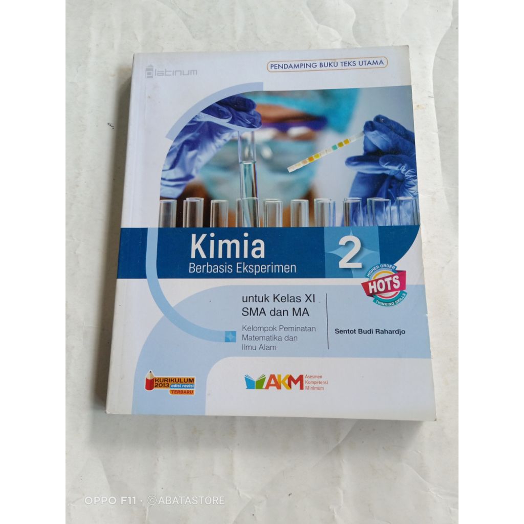 BUKU KIMIA SMA MA KLS XI K13 HOTS AKM SENTOT BUDI RAHARDJO