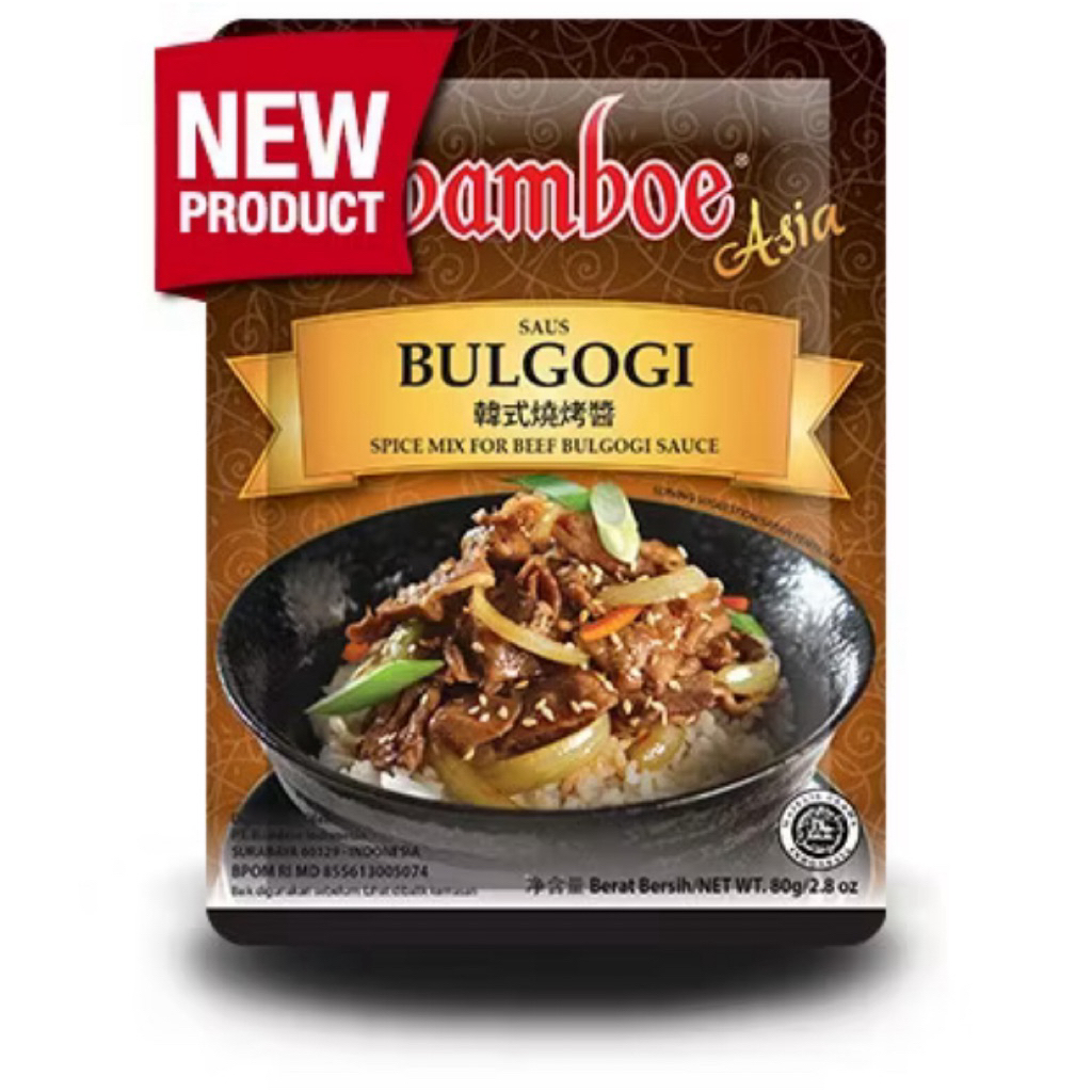 

Bamboe Saus Bulgogi 80g – Bumbu Daging Ala Korea, Gurih Manis Lezat Autentik!