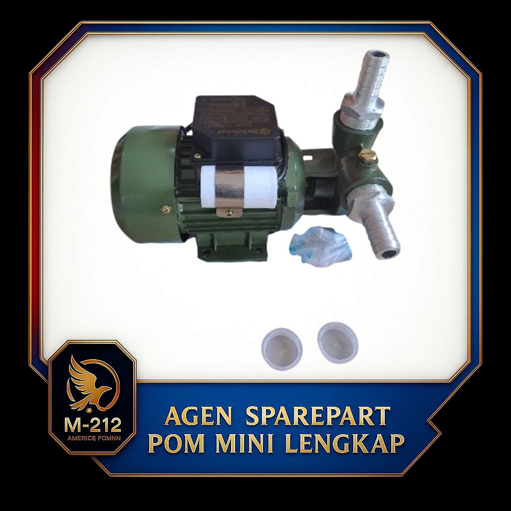 Pompa 125 Watt untuk Pom Mini Digital – Cocok untuk Pertamini Solar/Bensin