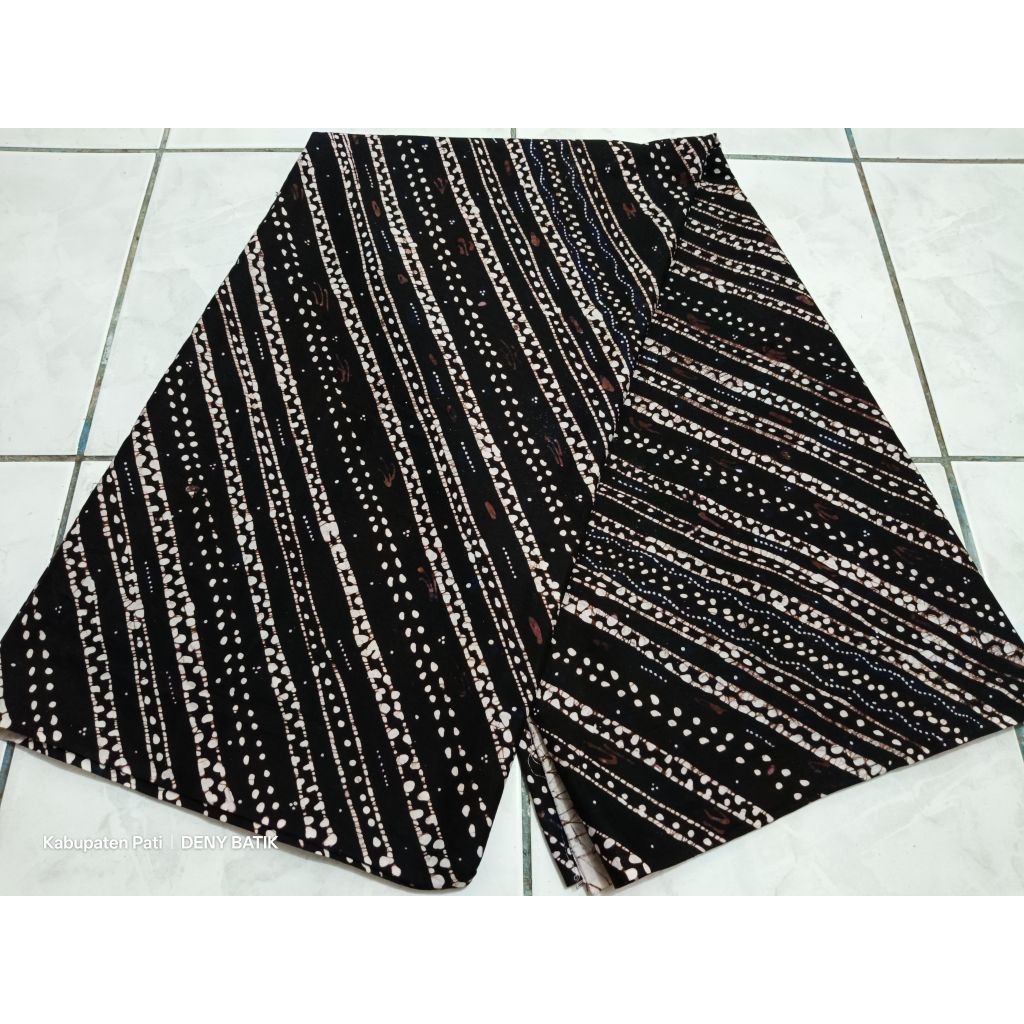JARIT JARIK KAIN PANJANG BATIK TULIS ASLI BAKARAN PATI MOTIF LIRIS SOGAN PREMIUM