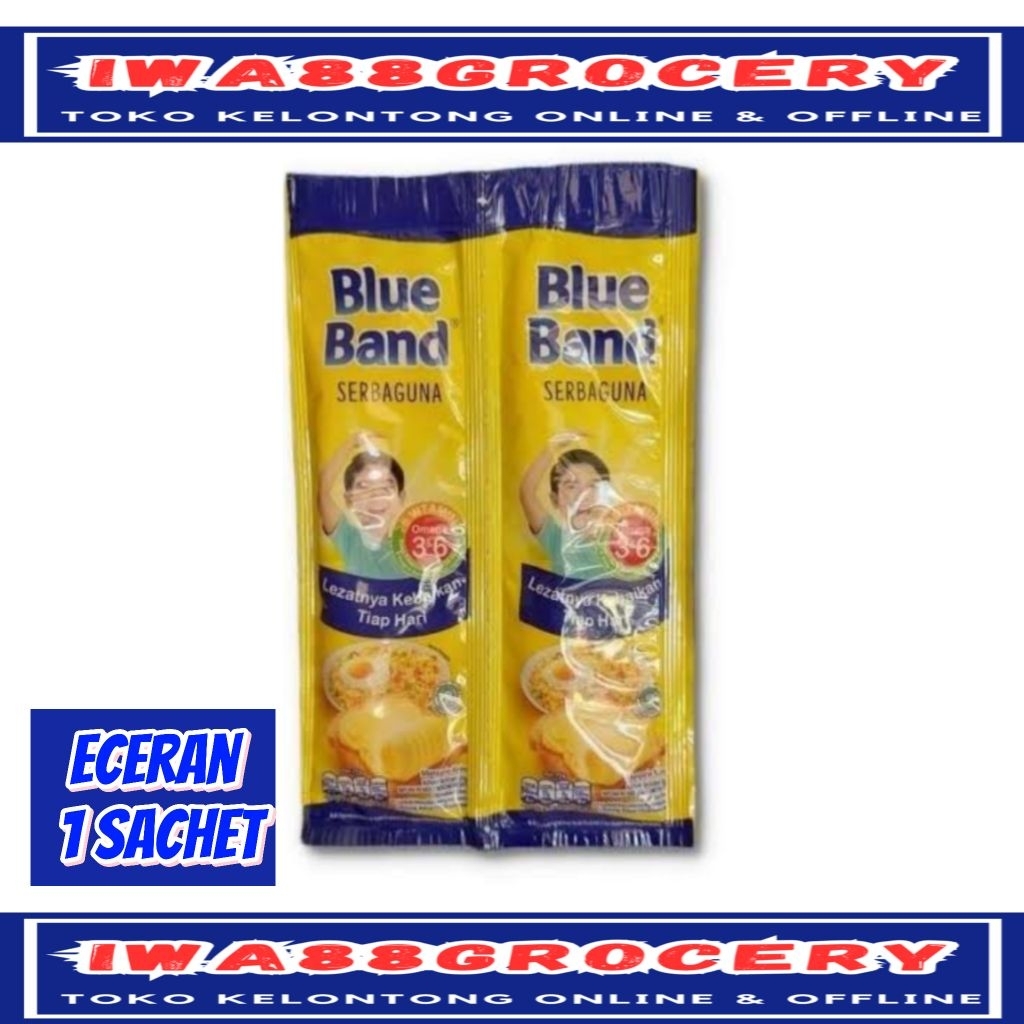 

blue band serbaguna sachet kecil 20gr 1 sachet