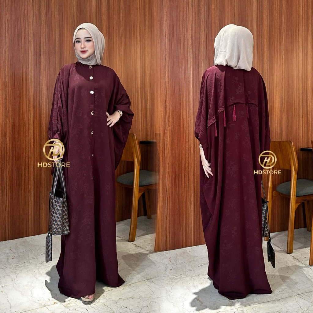 terbaru abaya kaftan hagia gamis raya series gamis abaya mewah kaftan jumbo abaya turkey jet black