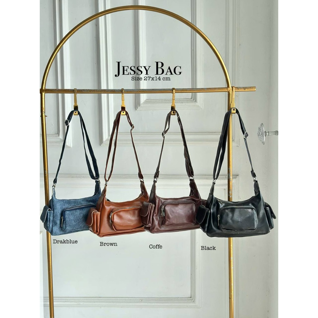 JESSY BAG - TAS SELEMPANG WANITA KEKINIAN POCKET
