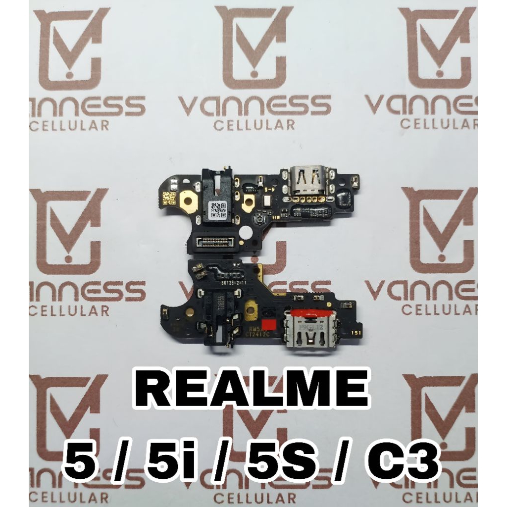 PAPAN CONNECTOR CAS ORI REALME 5 / 5i / 5S / C3