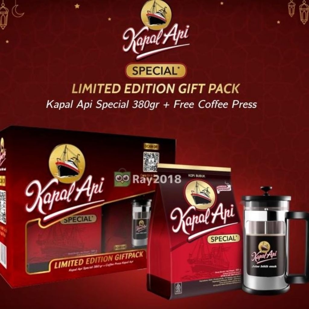 

Kopi Kapal Api Special 350gr Gift Set Free Coffee Press Saringan Ampas Hampers Natal Parcel Kado Tahun Baru New Year Ayo Ngopi Cafe Kafe Kedai