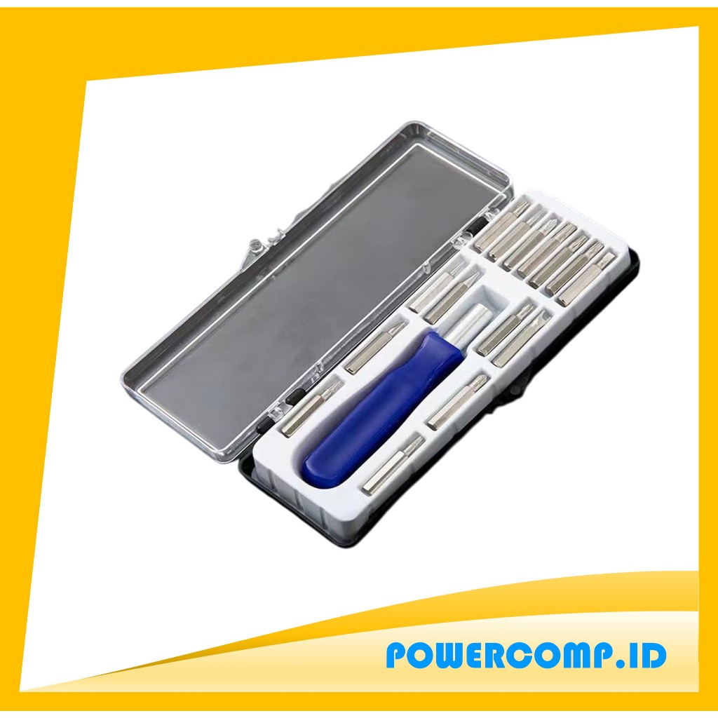 Obeng Set Lengkap Obeng 16 In 1 Obeng Set 16 in 1 Mata Mini Multifungsi Serbaguna - Obeng Kecil Mini