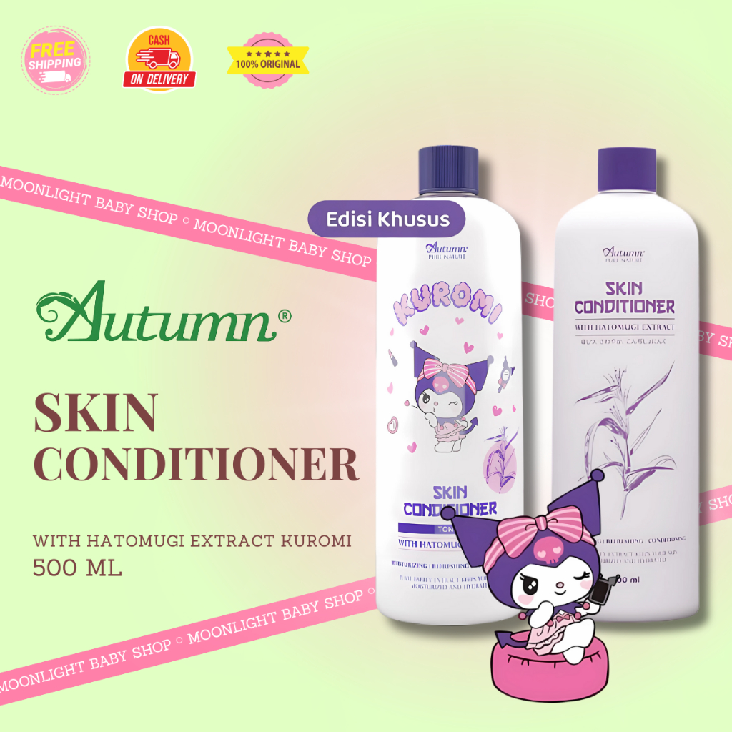 Autumn Toner Skin Conditioner With Hatomugi Extract 500ml | Autumn Toner Kuromi