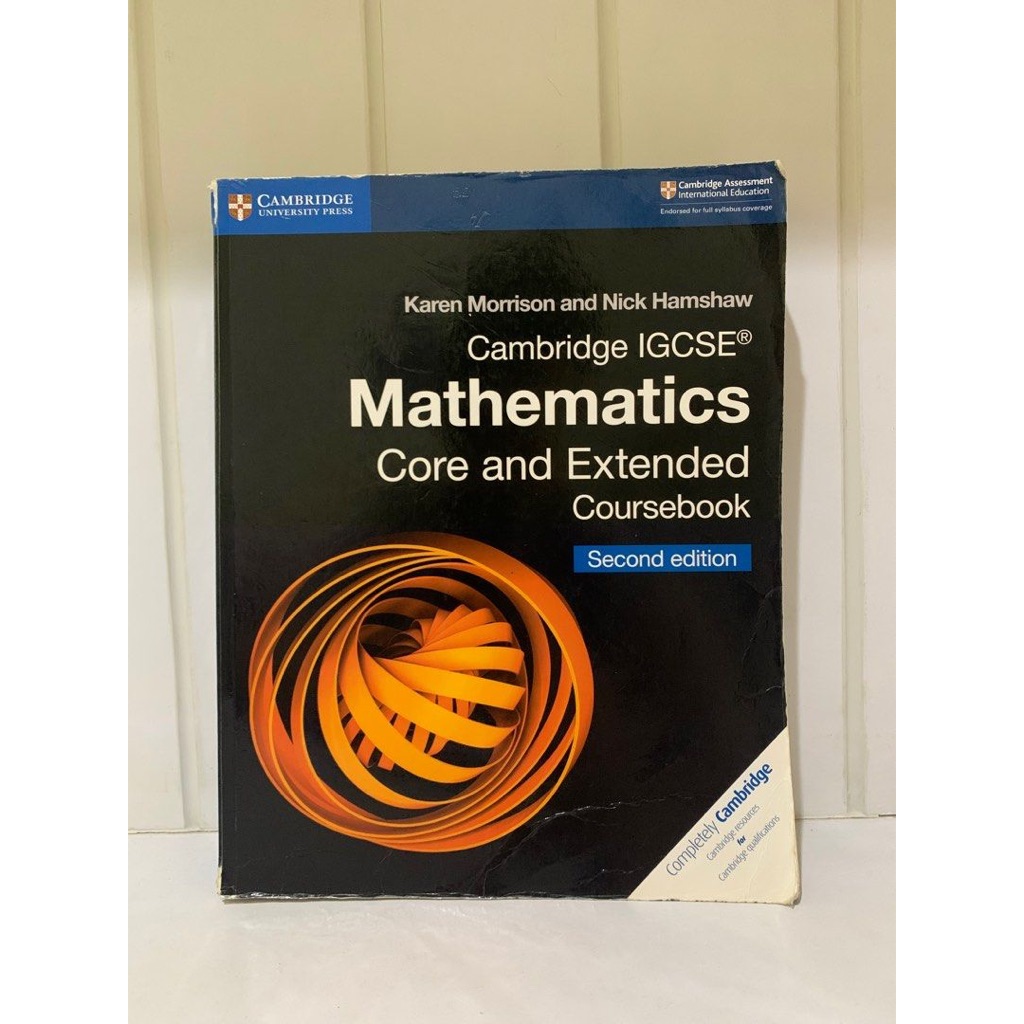 [Preloved] Cambridge IGCSE Math Core Extended Book (second edition)