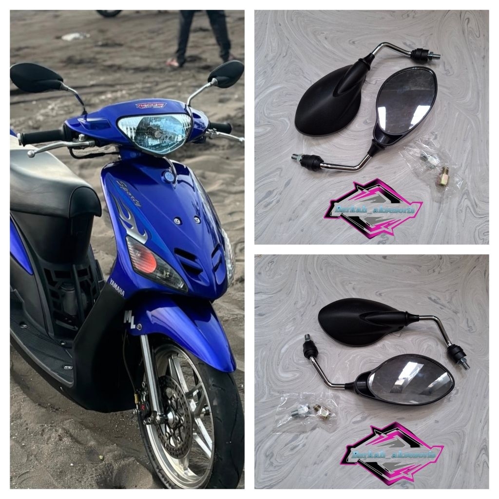 BISA COD'Terbaru Spion X1 PNP Mio Sporty Tangkai Chrome