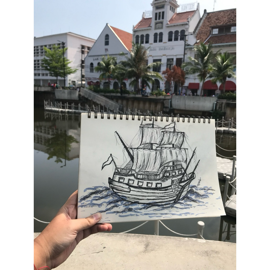 

Kapal - Sketsa Pensil 2D
