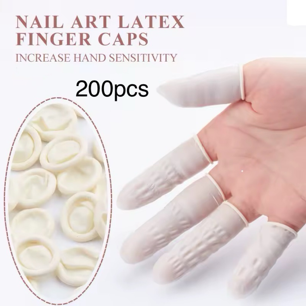 Sarung tangan jari Finger Cots Latex Disposable Gloves