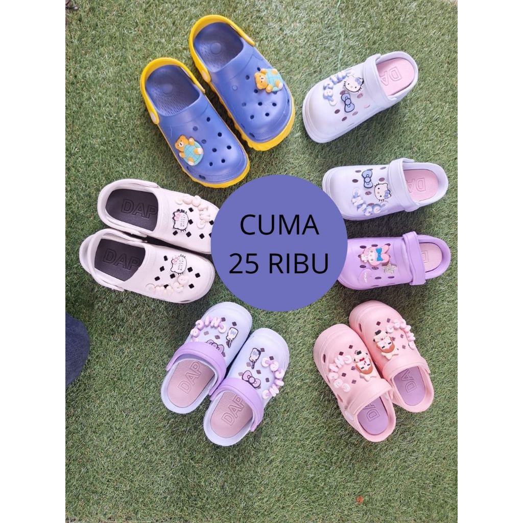 SANDAL BAIM ANAK HAK TINGGI| SLOP VIRAL HAK TINGGI | SANDAL GROSIRAN MURAH