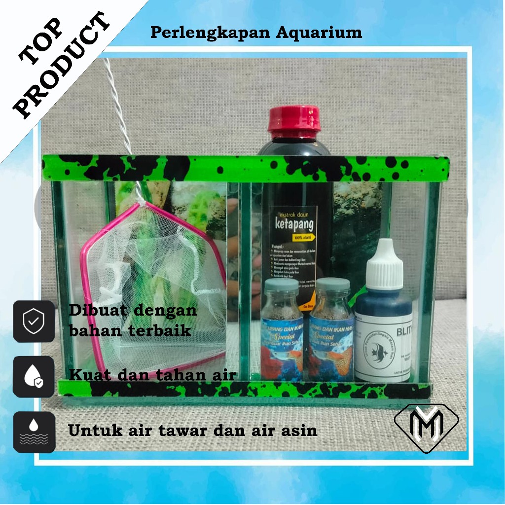 aquarium minimalis full set sekat , , aquarium variasi cocok untuk di tempatkan di ruang tamu
