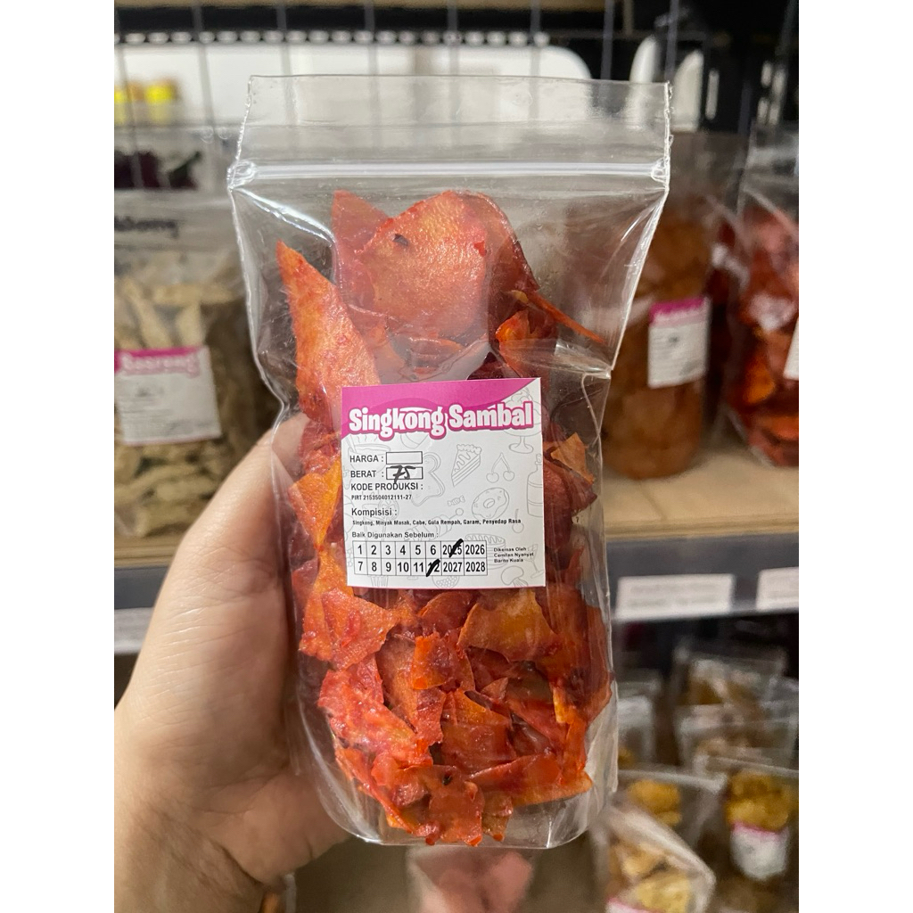 

Singkong Sambal Kemasan 75 gram