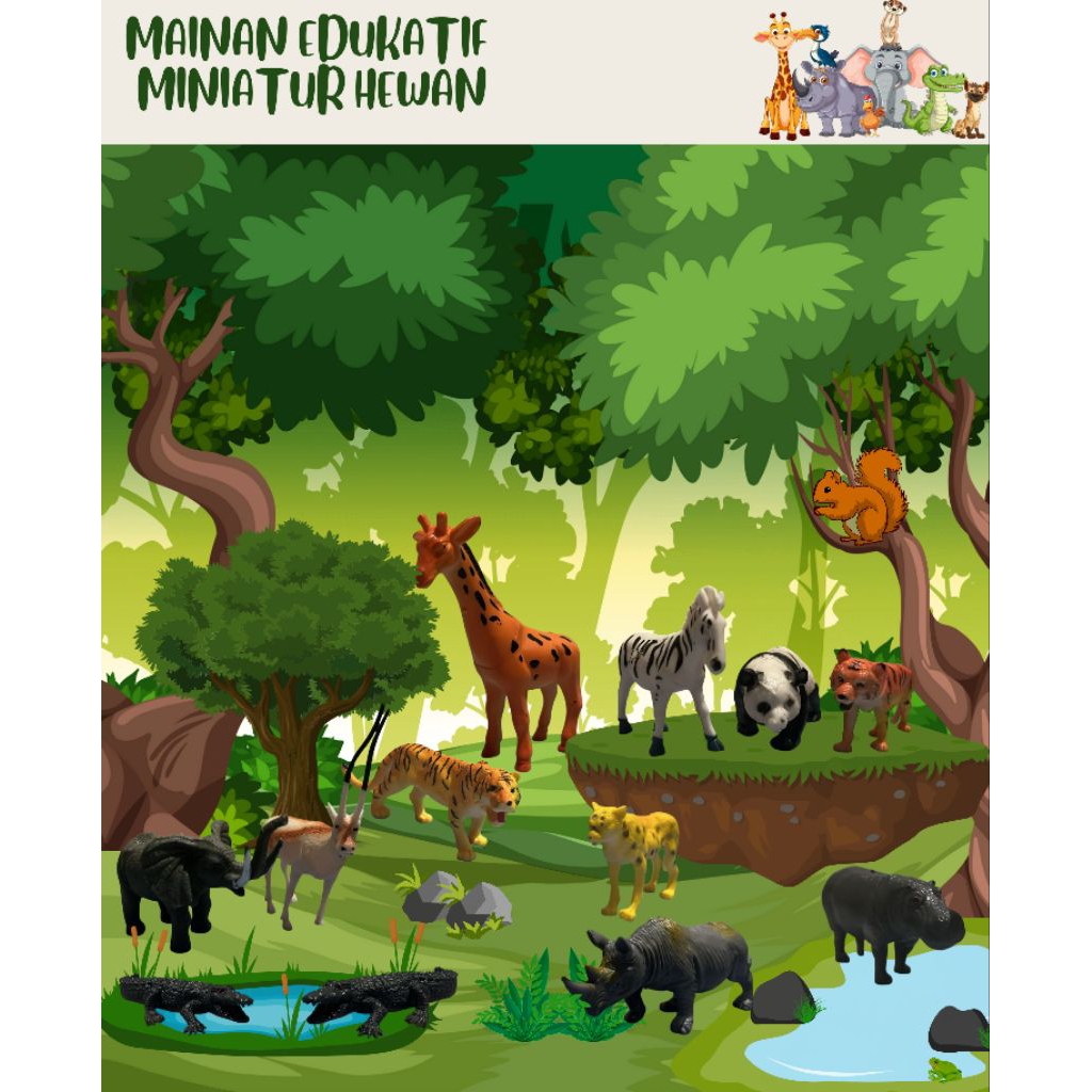 Mainan Edukasi Anak Wild Animal