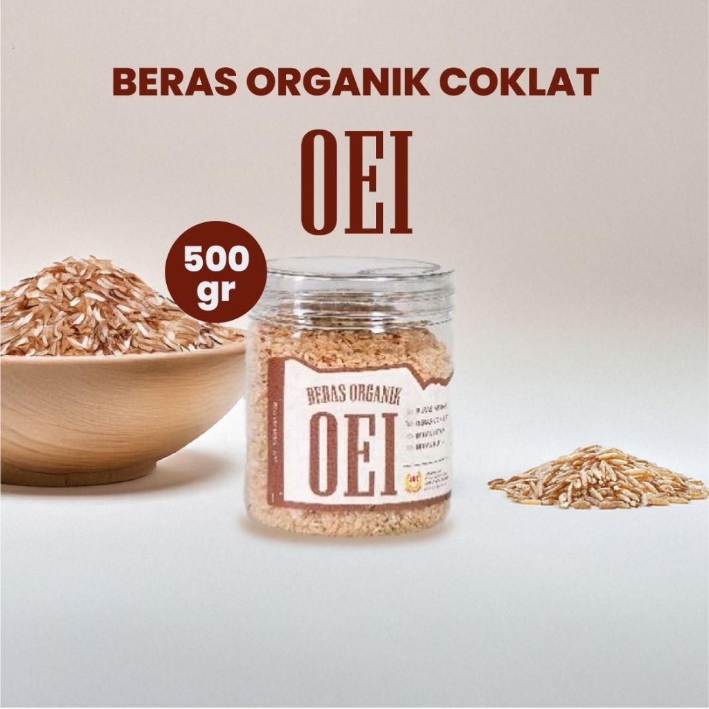 

Beras cokelat OEI JDR 500gr