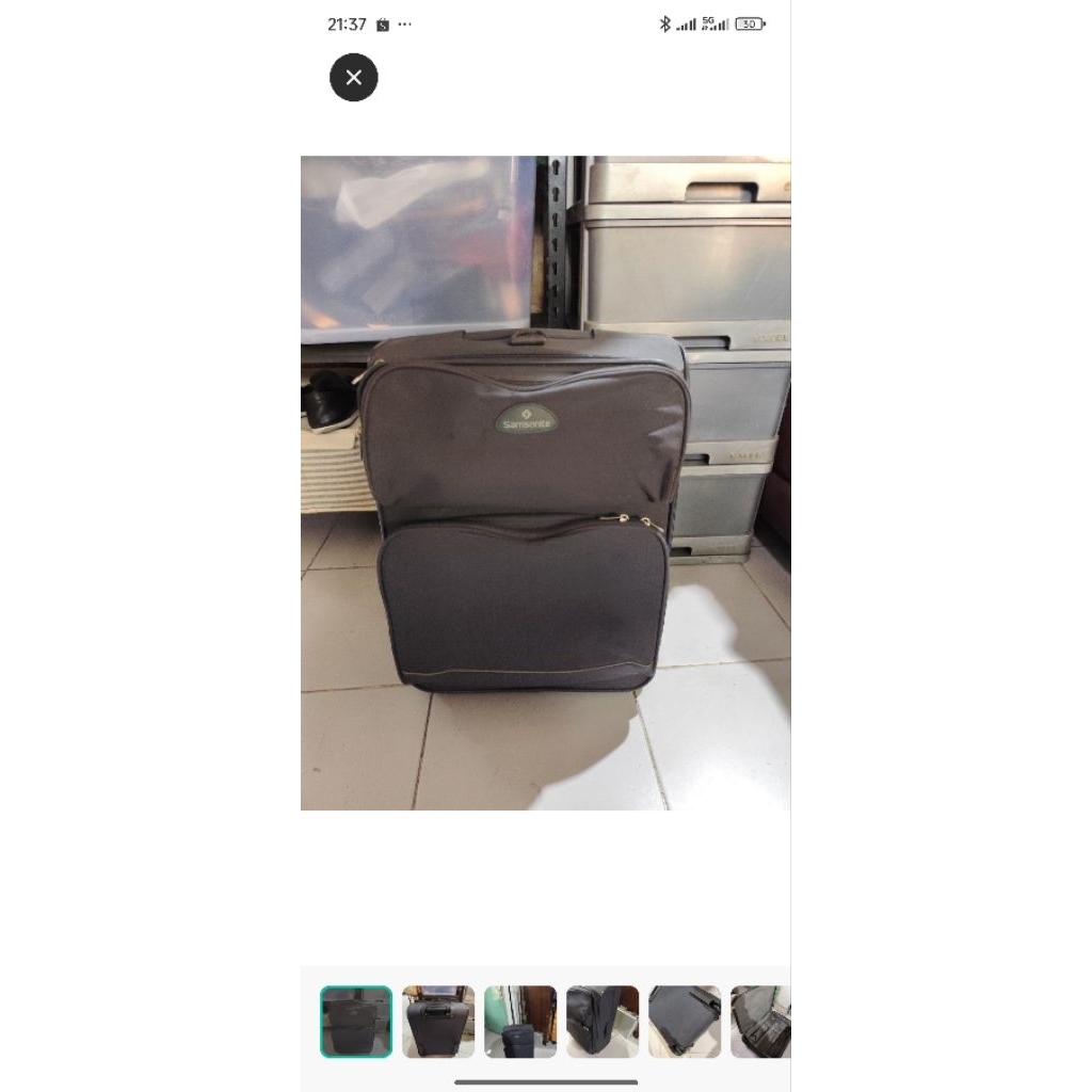 koper second merk samsonite original vintage