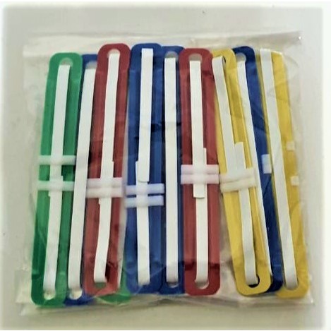 

Fastener Acco Plastik Jilid isi 10 pcs / 50 pcs Ako Plastik