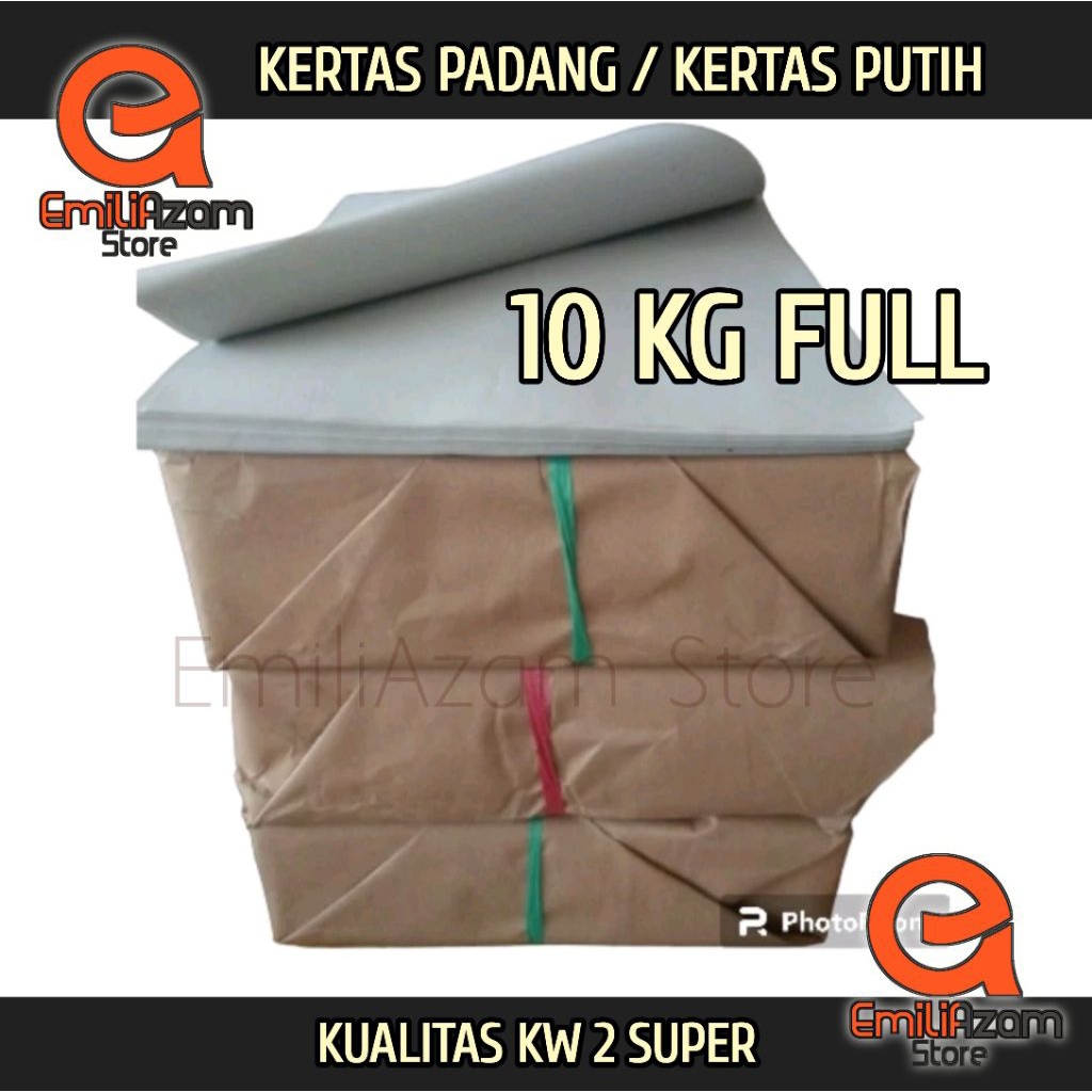 

1 ball 10kg Kertas Padang / kertas Putih / kertas lapisan nasi padang