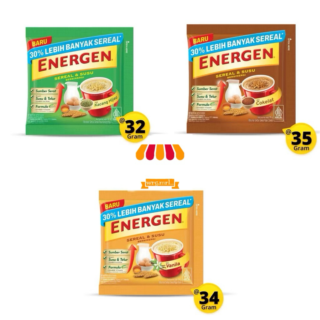 

Energen Sereal & Susu || 1 Renceng (isi 10pcs)