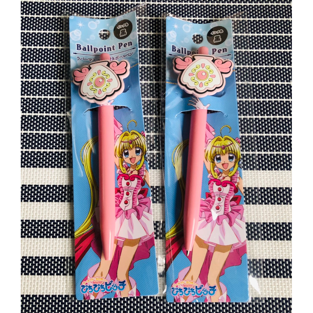 

pouch with carabiner ballpoint pen mermaid melody pichi pichi pitchi pulpen original japan