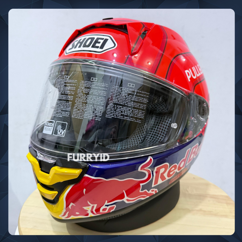 HELM FULL FACE SHOEI X15 MM93 V7 REDBULL / MARC MARQUEZ 93 V7 REDBULL