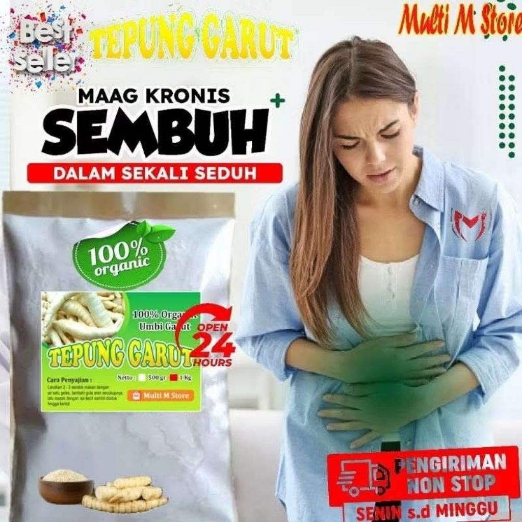 

Tepung Garut 4 Kilo Gram | Pati Garut Kualitas Premium | Efektif Atasi Maag Dan Asam Lambung