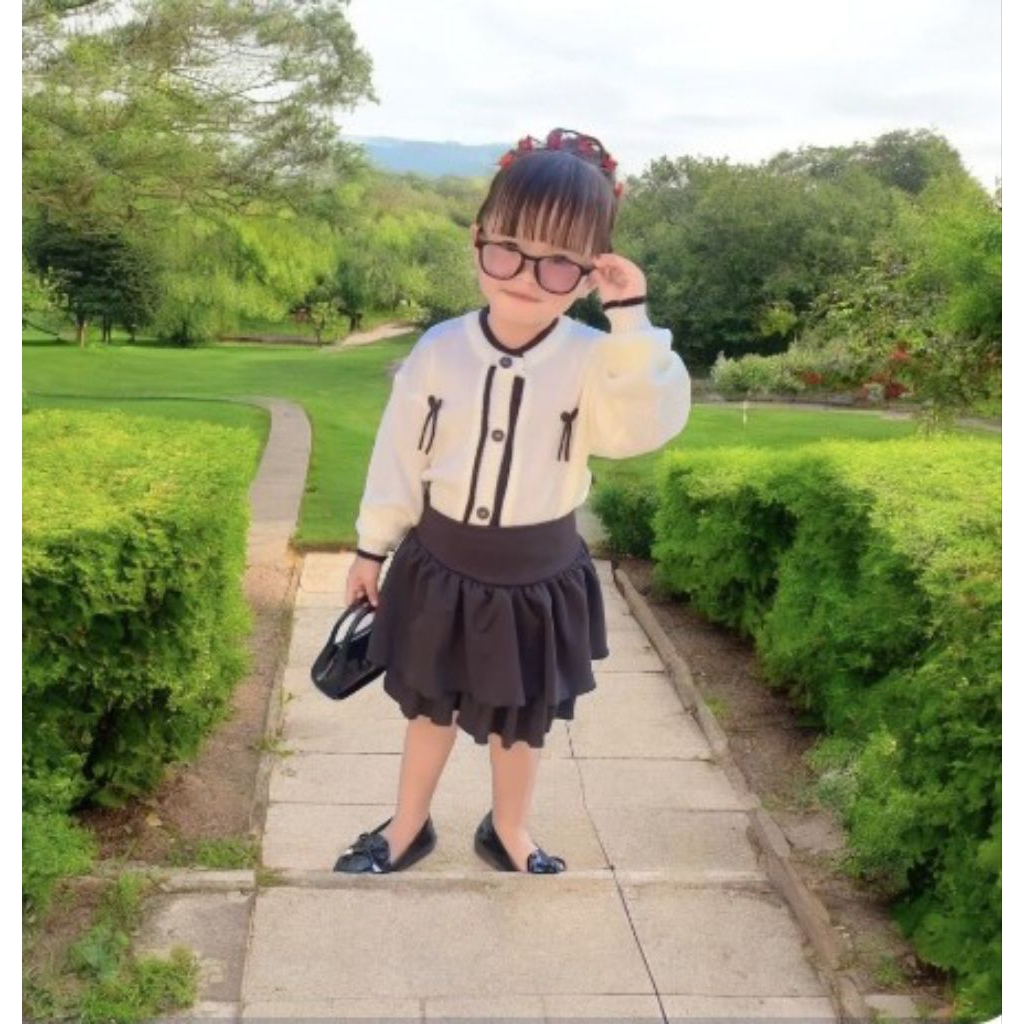 Cardigan Rajut Anak Perempuan