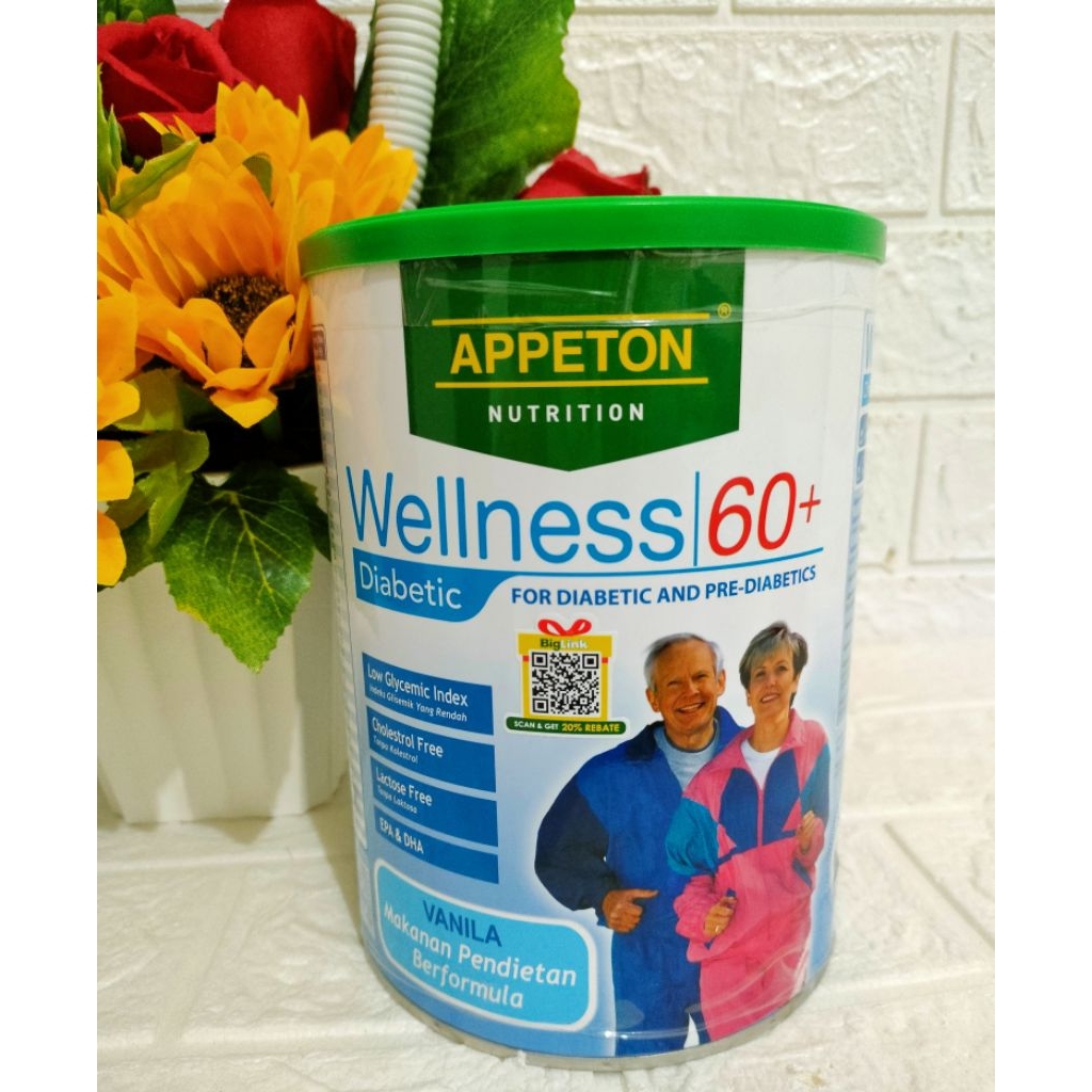 

Susu Appeton Diabetic 60+ Vanila Malaysia / Susu Appeton Diabetes Vanila 900gr