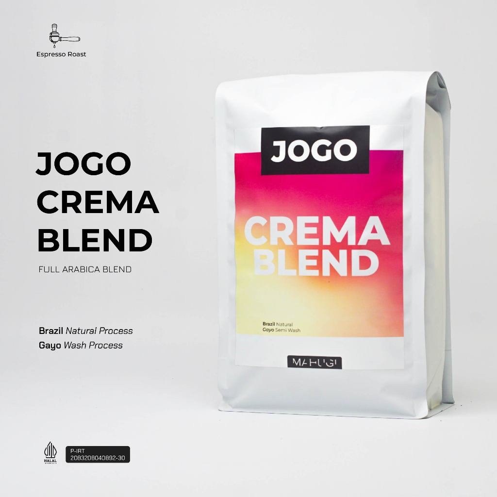 

Mahugi Coffee Jogo Crema Blend Espresso - Full Arabica Blend - Es Kopi Susu Full Arabika