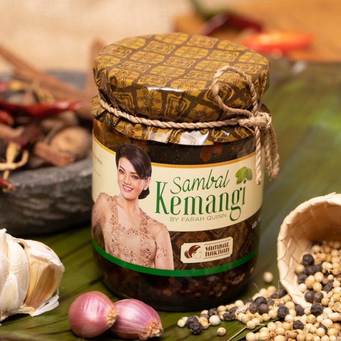 

NAKNAN Sambal Kemangi by. Chef Farah Quinn Kemasan Botol 230 gram Khas Jawa