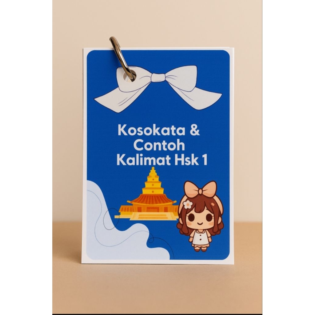 Flashcard Mandarin Hsk 1 + Kosokata - Belajar Mandarin Lebih Mudah dalam seminggu