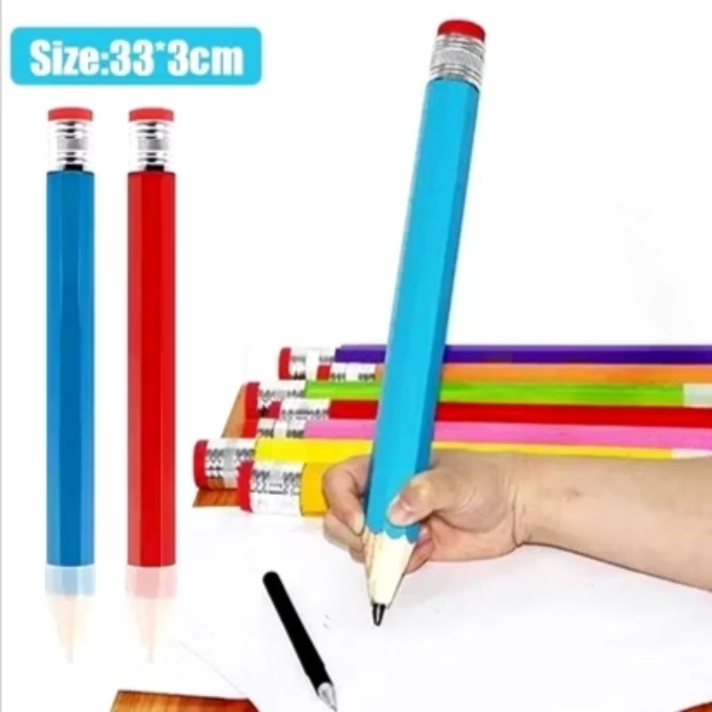 

Pensil Jumbo | Pensil Unik dan Lucu | Barang Aneh Unik Lucu | Alat Tulis Oneeka