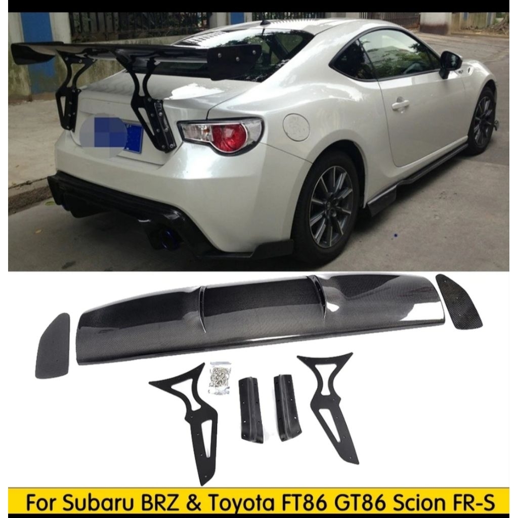 gt wing toyota ft86 roket bunny carbon kevlar