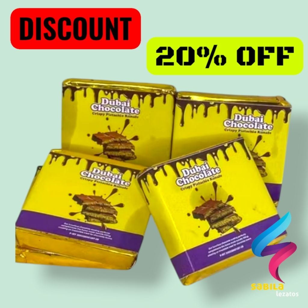 

Dubai Chocolate Premium Milk / Coklat Dubai Premium / Chocolate Dubai Milky Pistachio Kunafa 130gr, 270gr Homemade Renyah