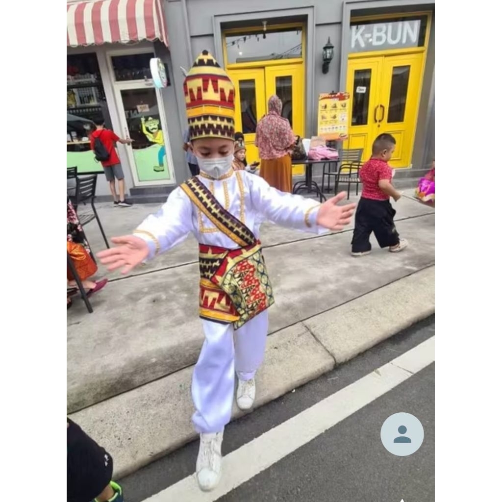 Baju Anak Adat Lampung # Baju Lampung Anak Laki