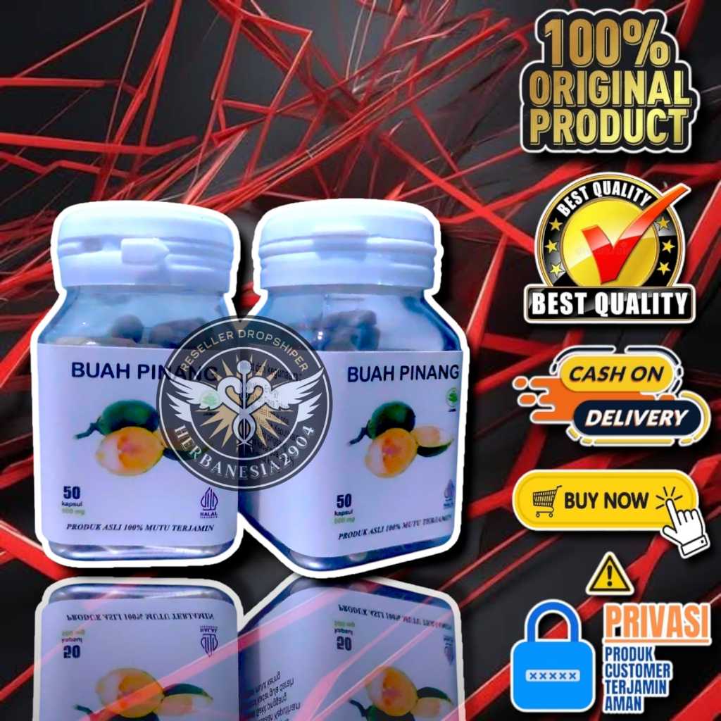 

Buah Pinang Muda Isi 50 Kapsul Kemasan Botol