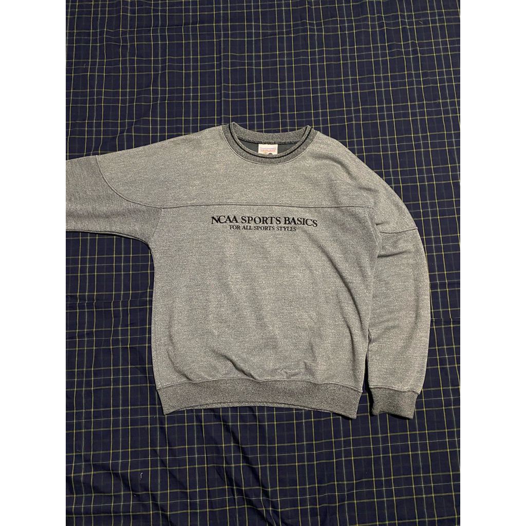 Crewneck Sweatshirt Boxy NCAA x Descente Grey Unisex