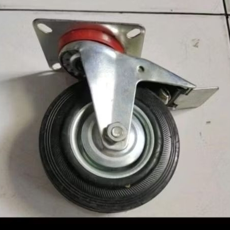 Roda Karet 5" HIDUP+REM / Roda Karet 5" REM