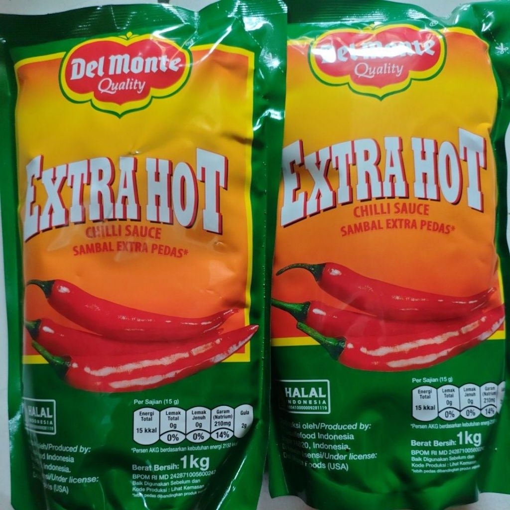 

DELMONTE Saos Extrahot Chilli 1 KG