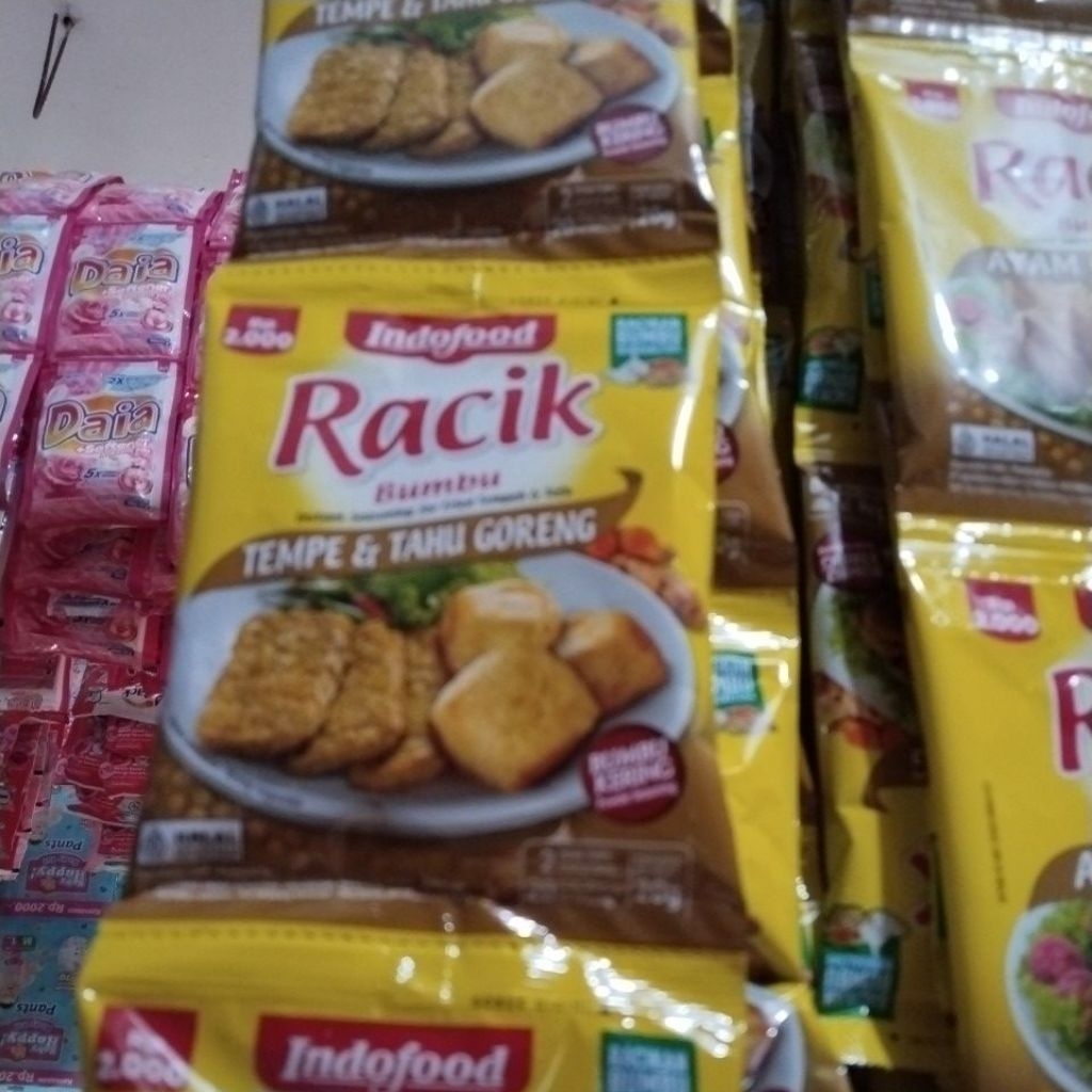 

Racik Tempe & Tahu goreng sachet